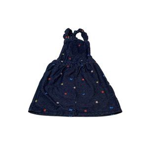 Carters Girls Blue Pinnie Dress 24M